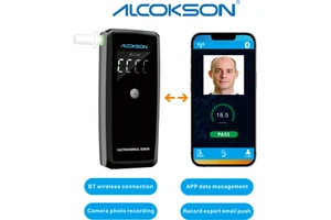 Electrochemical Sensor Alcohol Tester with Mobile App Connectivity Alcohol Breathalyzer