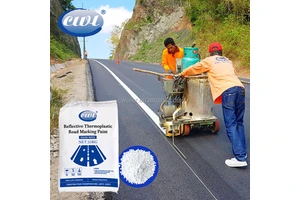 Anti-Slip White Yellow Thermoplastic Road Marking Material 3-5 Minutes Drying Time 25kg Bag Reflective Traffic Road Paint
