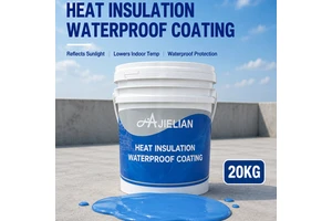 AJIELIAN Wholesale Price Liquid Corrosion Resistant White Nano Heat Insulation Reflective Roof Coating for Concrete Roof