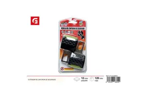 Sports Style Safety Belt Extender 2-Point Vehicle Accessory ABS Polyester Plastic Steel Material