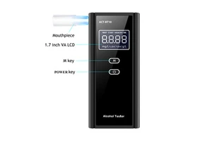 2025 Hot Selling Portable Breath Alcohol Tester Alcohol Detection Device Drunk Driving Detector ACT600