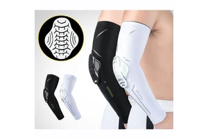 Padded Arm Sleeves with Rider Elbow Protection Pads Arm Sleeve with Pad