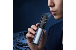 Portable Breath Alcohol Tester Model S3 Semi-conductor Sensor Lithium Battery Silver Color For Personal Use China Manufacturer