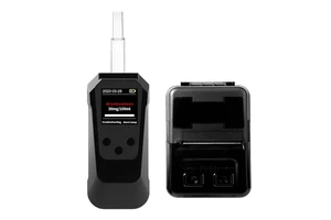 Quick Check 1.4 Inch Alcohole Breath Tester Alcohol Breath Tester Voice Broadcast Vibration Moter Breathalyzer with Printer