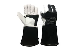 Premium Quality Safety Welding Gloves 2025 Latest Design Cowhide & Fleece Lined WENZO WI-1006 Model Made Pakistan Customizable