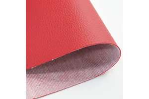 PVC Lychee Texture Faux Leather Car Upholstery Elastic Anti-Mildew Synthetic Fabric for Belts Gloves Home Textiles Decorations
