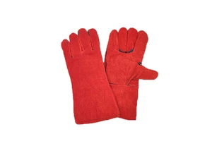 Leather Welding Gloves for Electric Welding Smooth Texture Heat-resistant Labor Protection Anti-scald Resistant High