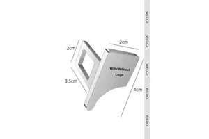 Car Accessories 2023 logo Seat Lock Clips Extender Stopper for tesla Modal 3 Y X s Accessories Belt Buckle