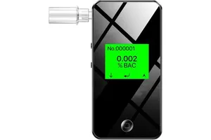 SZEEK EK984 Portable Handheld Keychain Alcohol Tester Digital Alcohol Meter Black Compact Breath Analyzer Personal Alcohol