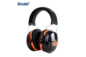 Noise Reduction Safety Ear Muffs, Hearing Protection Earmuffs SNR 33 NRR 26dB Noise Sound Protection Headphones