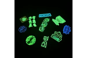 Promotion Gift Custom Print Self Adhesive Die Cut Luminous Sticker Glow In The Dark Kiss Cut Sticker Waterproof Label