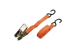 GS Certified 1\" Economic Rachet Tie Down Strap For Motorcycles 25mm PES Belt With S Hook