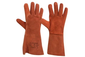 Industrial gloves with heat resistant electric welding melting gloves in cowhide leather