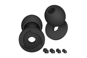 Custom Logo EN352 Silicone Earplugs 23dB SNR 4 Sizes Reusable Ear Plugs for Noise Reduction Sleep Travel Hearing Protection