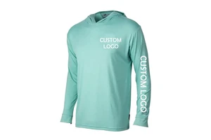Upf 50+ Quick-drying Breathable Fishing Shirts Long-sleeved Custom Design Hooded Fishing Hoodie Fishing Wear
