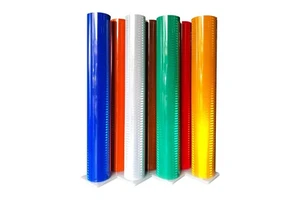 High Intensity Self Adhesive Printable ISO Certificate High Quality Prismatic Manufacturer Traffic Reflective Sheeting Material