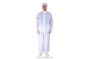 Comfortable Soft Waterproof Reusable Production Uniforms Dust-Free Workwear for Safety Clothing