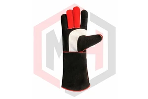 Heat Resistant Leather Non-slip Welding Gloves Anti-Static Tear-Resistant 11 oz Household Safety Gloves