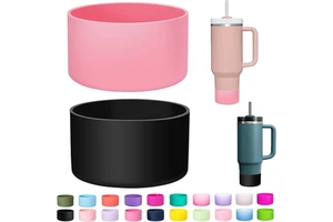 40oz 30oz Tumbler Protective Silicone Bumper Sleeve Silicone Boot Sleeve For Stanley Anti-Slip Bottom Sleeve Cover Accessories