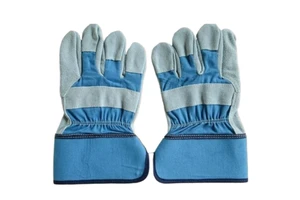 Men's Comfortable Cow Split Leather & TPE Welding Gloves with Convenient Cuff Design Labor Protection Gloves