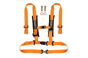 2 Inch 4-Point Polyester Seat Belt Car Safety Racing Harness with Ultra Soft Heavy Duty Shoulder Pads Racing Car Safety Belts