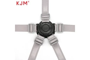 Baby High Chair 5 Point Buckle Harness Customized Logo Baby Stroller Accessories Webbing Nylon Seat Belt