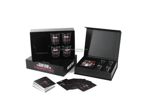 Custom Printing Party Adult Dare Drinking Game Card For Game Nights Birthday Party With Shot Glasses