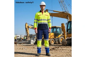 Customized Safety Clothing Arc Flash Proof Flame-Retardant Breathable Unisex Oeko-Tex Certified Coveralls