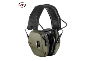 Hot Sell Built-in Microphone Noise Cancelling Hearing Protection Durable ABS CE ANSI Certified 27dB SNR Tactical Electronic