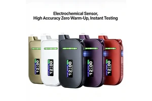 Airsense 2026 H3 Alcotest Keychain Breathalyzer 1.54 IPS Display 2000 Tests Type-C Charging Fuel Cell Sensor 0-400mg/100mL