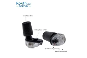 Factory Direct Premium PU Earplugs 9/15dB Noise Reduction Active-Volume Hearing Protection for Shooting Hunting Customizable