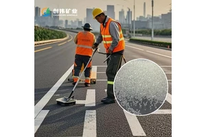Precision Grade Reflective Glass Beads For Road Marking And High Visibility Safety Applications Industrial Use Glass Beads