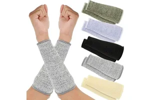 Anti Cut Burn Resistant Sleeves Arm Protection Cut-resistant Forearm Protectors HPPE Anti-cut Thin Skin Bruising Guards Sleeves