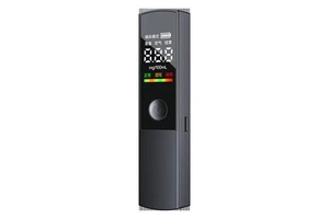 Professional Portable GaoX A808 Black High Precision Semiconductor Alcohol Tester LED Display Breathalyzer 0-200mg/100mL Lithium