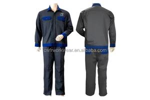 Flame-retardant High-quality Cotton Work Coverall Oeko-Tex Certified Color Fade Proof Comfortable Unisex Set