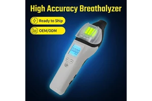 Alcohol Checker AT7000 Rapid Test LCD Display Color LED Light Breathalyzer Factory Wholesale