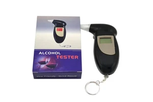 Professional Alcohol Tester Breathalyzer Digital LCD For Driver Easy To Use Alcohol Tester Breathalyzer
