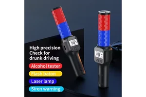 Portable High-Precision Home Use Breath Alcohol Tester with Voice Announcement for Drunk Driving Tests