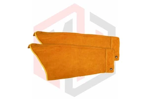 Premium Quality Leather Welding Sleeves Arm Protection Workwear Safety Anti-static 7 oz 14 Inch Wholesale Price OEM Service