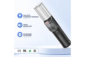 Digital Mini Breathalyzer Portable Alcohol Tester With Semiconductor Sensor Lithium Battery Model S1