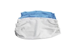 Anti-static Non-woven Fabric Sleeve Blue Dust-proof Anti-fouling ANSI/ISEA Cut Level 1 Food Processing Protective Thumb Hole