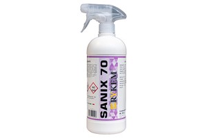 RYKEM SANIX 70 70% Alcohol Sanitizer 750Ml Universal Surfaces Food Sector Healthcare HACCP