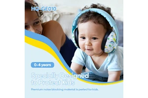 CE 352-1 Noise Exposure Occasion Soundproof Ear Safety Kids Hearing Protection Adjustable Earmuffs for Children