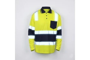 Custom High Visibility Reflective Striped Security Guards Wear Screen Print logo Long Sleeve Work Safe Clothing Wholesale Vest