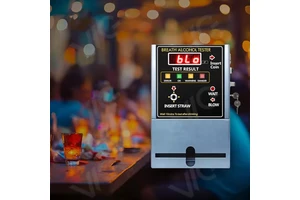 Digital Coin Operated Alcohol Tester Breathalyzer Alcohol Detector OEM And ODM For Bar Public Place In Stock