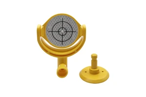 Tilting Reflector with Printed Crosshair Dia.60mm Plastic Tilting Reflector with Base Reflective Target
