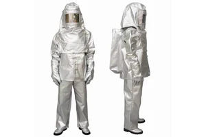 Great Quality 1000 Degrees Aluminized Foil Insulation Coveralls Premium Safety Clothing