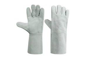 Heat Resistant Long Hand Leather Tig Welding Gloves for Welder Workers