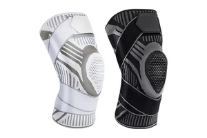 Professional Sports Silicone Stabilizer Kneecaps Knee Protective Sleeve for Basketball Running Joint Protector for Elbow Knees