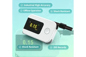 Professional Portable Alcohol Meter Breath Tester Fuel Cell Sensor OLED LCD Display 0.001%BAC Resolution For Car Home/Personal